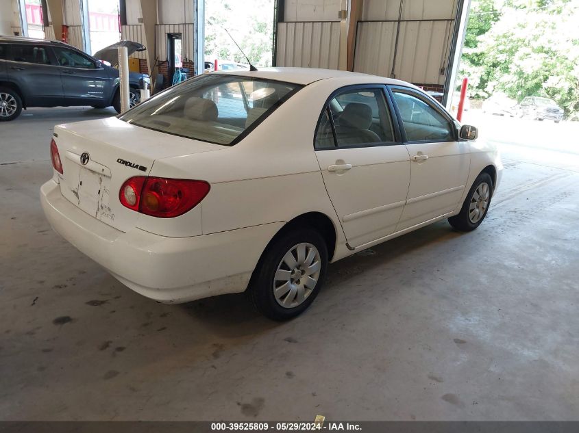 2003 Toyota Corolla Ce/Le/S VIN: 1NXBR32E63Z048569 Lot: 39525809