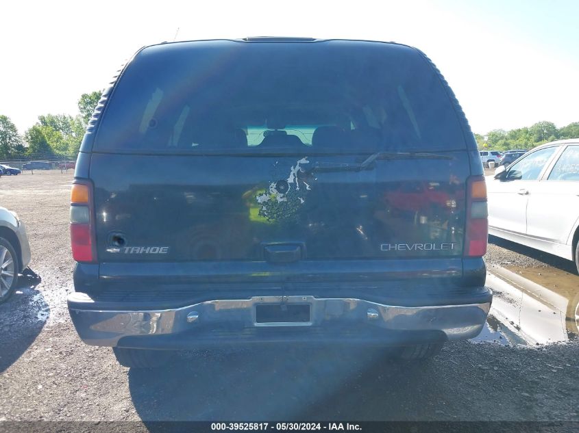 2001 Chevrolet Tahoe Lt VIN: 1GNEK13T21J247325 Lot: 39525817
