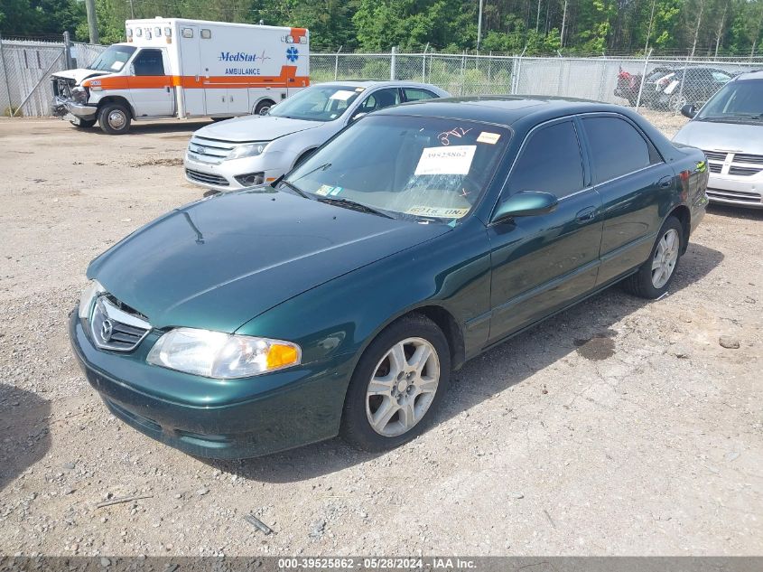 2000 Mazda 626 Es V6/Lx V6 VIN: 1YVGF22F0Y5105608 Lot: 39525862