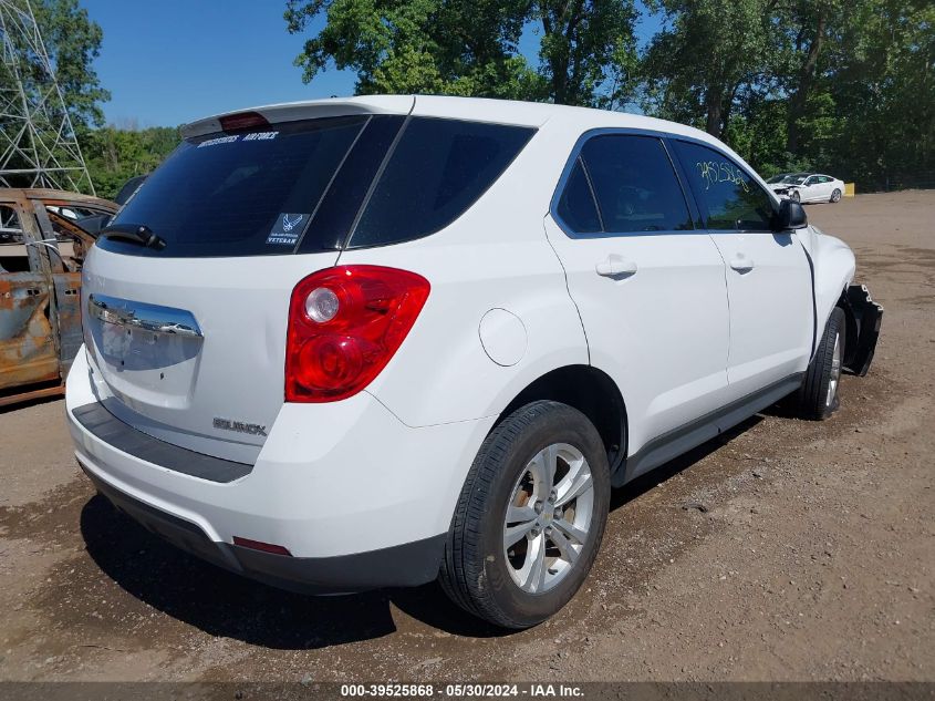 2012 Chevrolet Equinox Ls VIN: 2GNALBEK1C1166058 Lot: 39525868