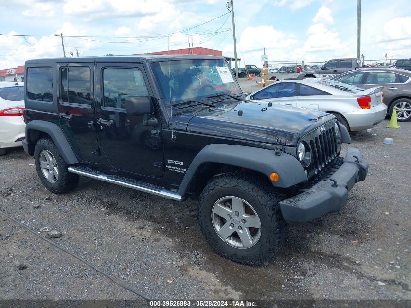 2016 Jeep Wrangler Unlimited Sport VIN: 1C4BJWDG1GL124044 Lot: 39525883