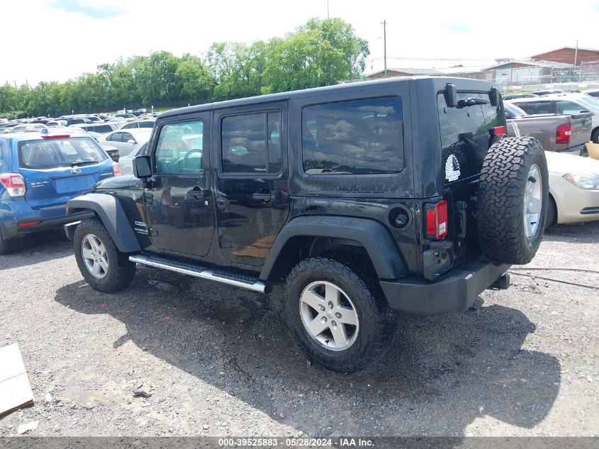 2016 Jeep Wrangler Unlimited Sport VIN: 1C4BJWDG1GL124044 Lot: 39525883