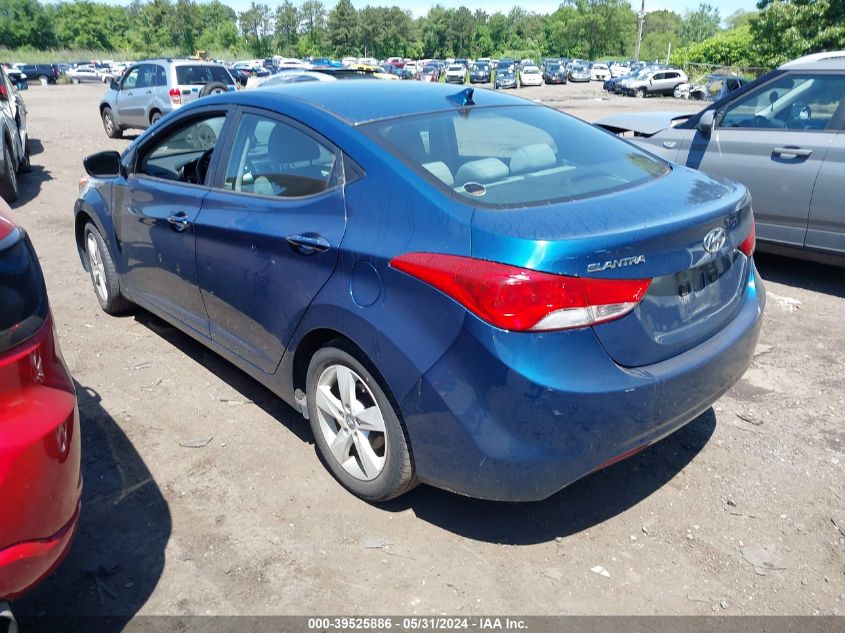 2013 Hyundai Elantra Gls/Limited VIN: KMHDH4AEXDU012016 Lot: 39525886