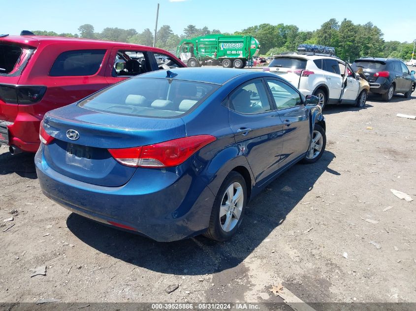 2013 Hyundai Elantra Gls/Limited VIN: KMHDH4AEXDU012016 Lot: 39525886