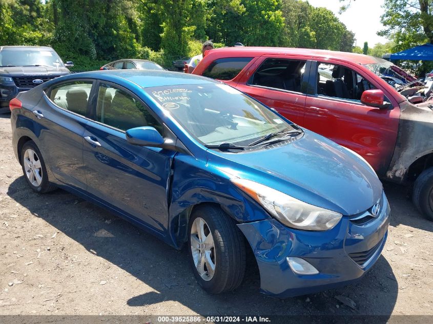 2013 Hyundai Elantra Gls/Limited VIN: KMHDH4AEXDU012016 Lot: 39525886