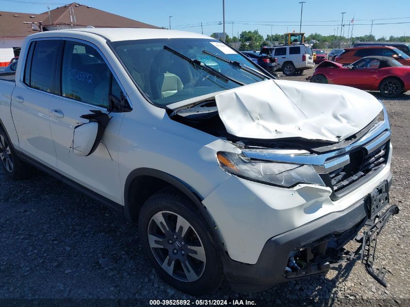 2017 Honda Ridgeline Rtl VIN: 5FPYK3F56HB021814 Lot: 39525892