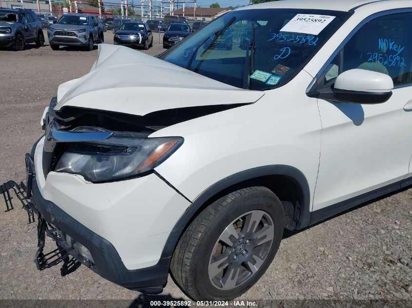 2017 Honda Ridgeline Rtl VIN: 5FPYK3F56HB021814 Lot: 39525892