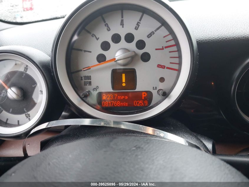 2010 Mini Cooper VIN: WMWMR3C52ATU98442 Lot: 39525895