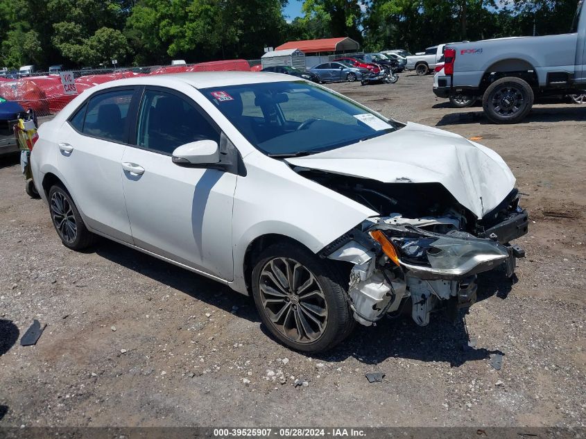 2015 Toyota Corolla S Plus VIN: 2T1BURHE1FC271178 Lot: 39525907