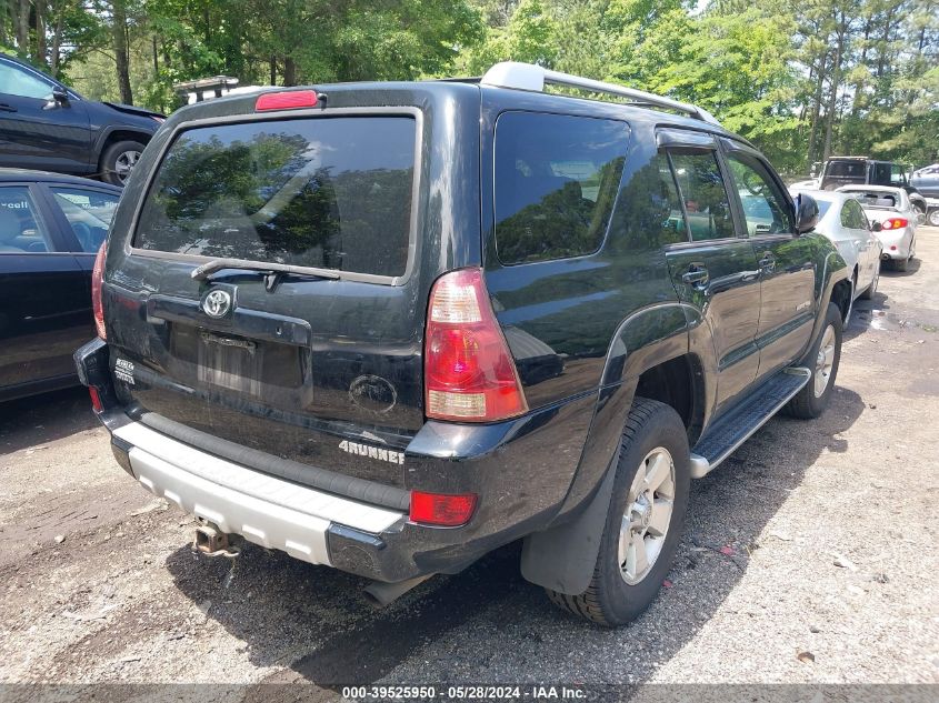 2004 Toyota 4Runner Limited V6 VIN: JTEBU17R940042496 Lot: 39525950