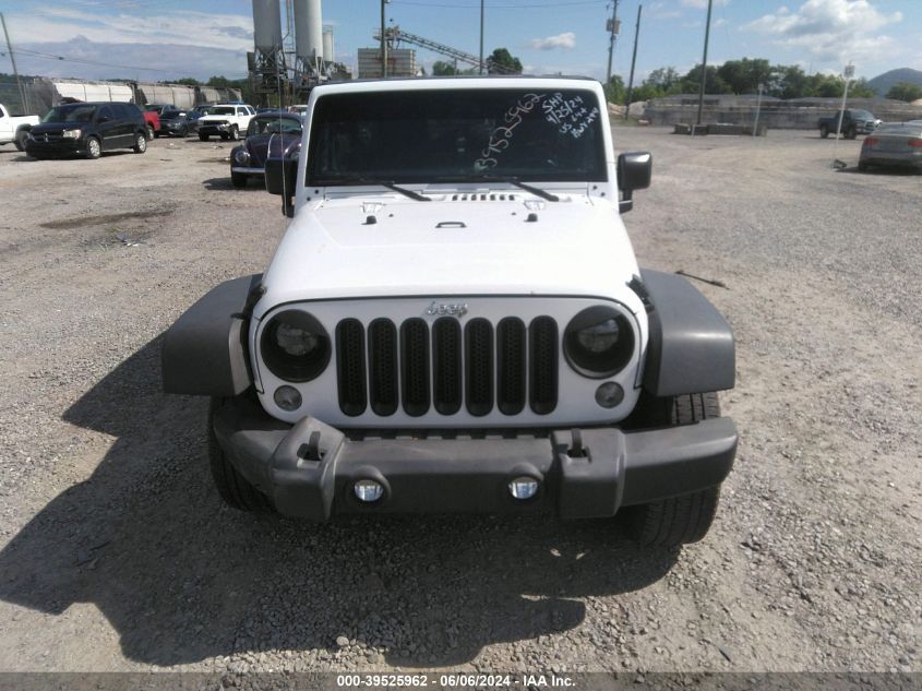 2017 Jeep Wrangler Unlimited Sport 4X4 VIN: 1C4BJWDG9HL554731 Lot: 39525962