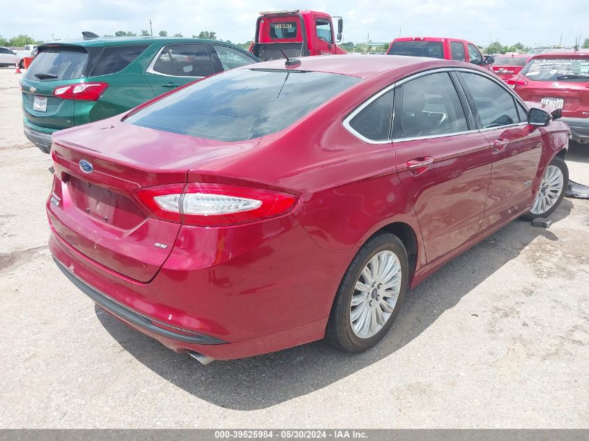 2016 FORD FUSION ENERGI SE PHEV - 3FA6P0PU7GR298383