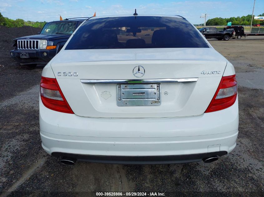 2011 Mercedes-Benz C 300 Luxury 4Matic/Sport 4Matic VIN: WDDGF8BB3BR154846 Lot: 39525986