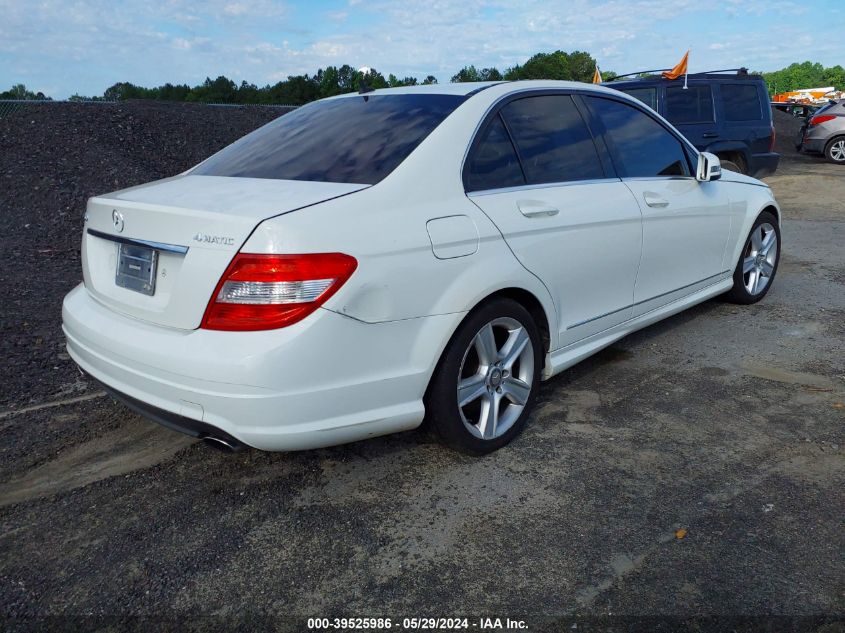 2011 Mercedes-Benz C 300 Luxury 4Matic/Sport 4Matic VIN: WDDGF8BB3BR154846 Lot: 39525986