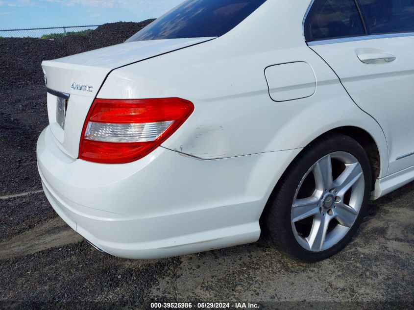 2011 Mercedes-Benz C 300 Luxury 4Matic/Sport 4Matic VIN: WDDGF8BB3BR154846 Lot: 39525986