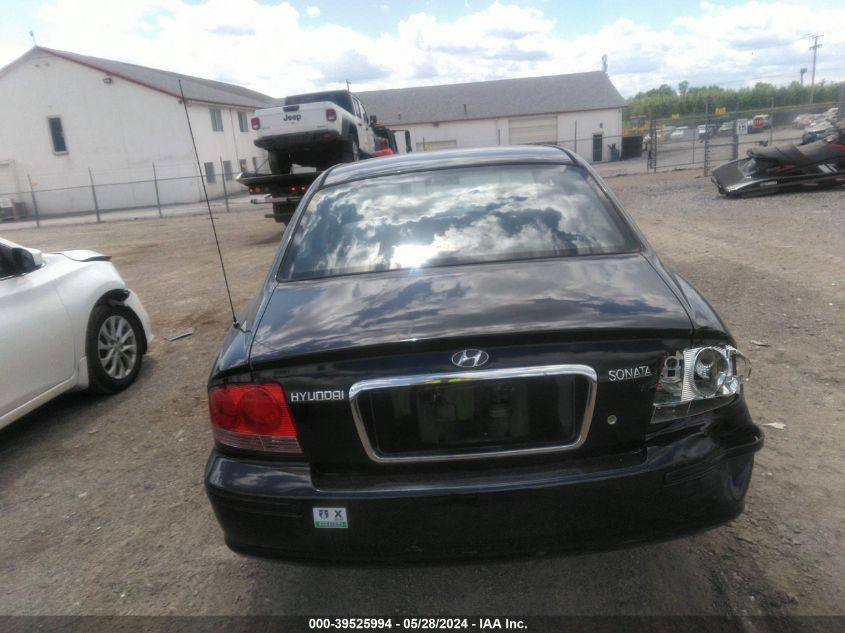 2003 Hyundai Sonata Base W/2.7L V6 VIN: KMHWF25H03A862972 Lot: 39525994