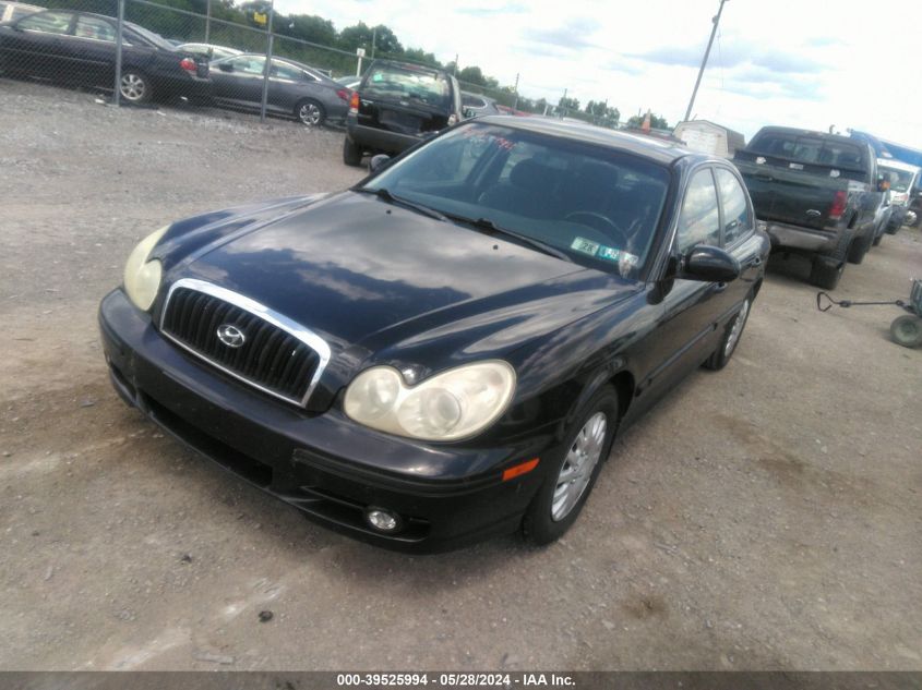 2003 Hyundai Sonata Base W/2.7L V6 VIN: KMHWF25H03A862972 Lot: 39525994