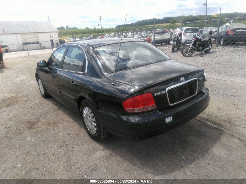 2003 Hyundai Sonata Base W/2.7L V6 VIN: KMHWF25H03A862972 Lot: 39525994