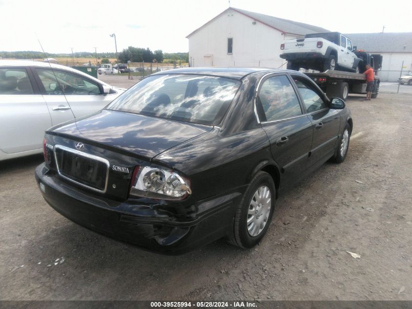 2003 Hyundai Sonata Base W/2.7L V6 VIN: KMHWF25H03A862972 Lot: 39525994