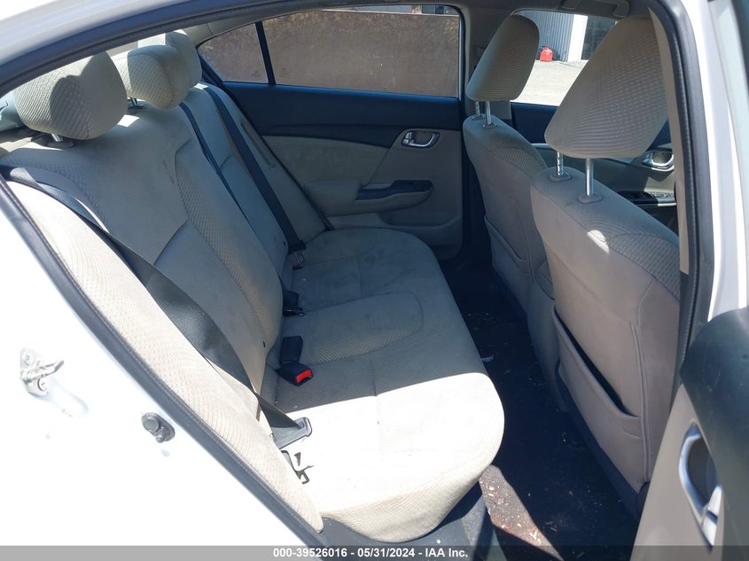 2013 Honda Civic Hybrid VIN: 19XFB4F23DE200033 Lot: 39526016