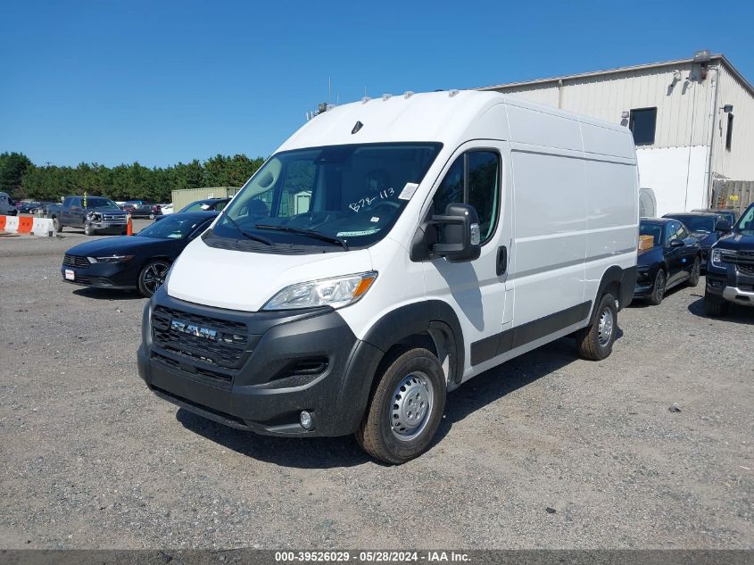 2024 Ram Promaster 2500 Tradesman High Roof 136 Wb W/Pass Seat VIN: 3C6LRVCG3RE146235 Lot: 39526029