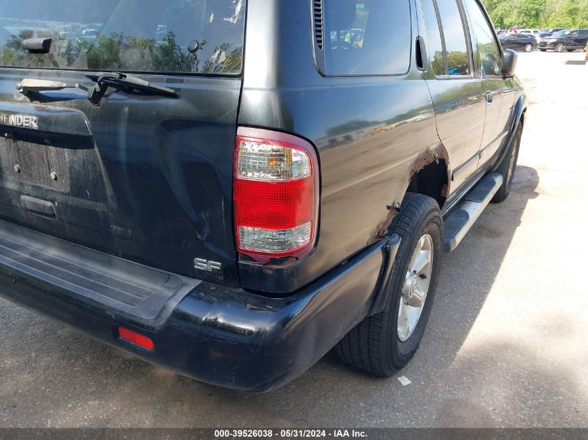 2003 Nissan Pathfinder Se VIN: JN8DR09Y53W823318 Lot: 39526038