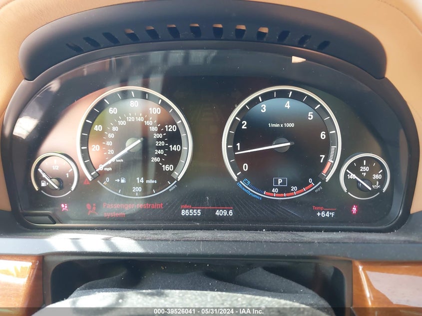 2013 BMW 750LI XDRIVE - WBAYF8C54DD140149