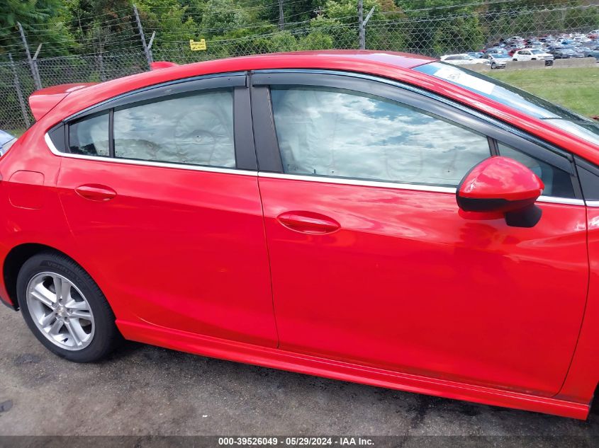 2017 Chevrolet Cruze Lt Auto VIN: 3G1BE6SM1HS575153 Lot: 39526049