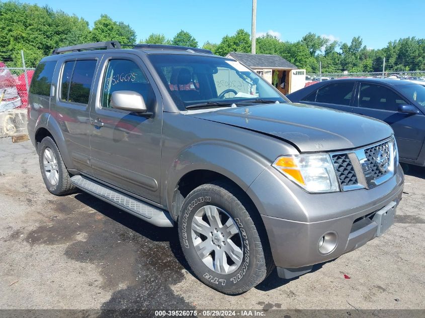 2006 Nissan Pathfinder Le VIN: 5N1AR18W66C640841 Lot: 39526075