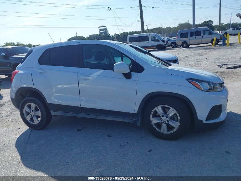 2020 Chevrolet Trax Fwd Ls VIN: KL7CJKSBXLB023750 Lot: 39526076