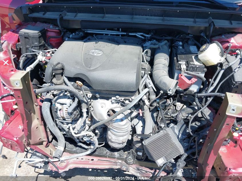 2020 Toyota Highlander Xle VIN: 5TDGZRBH7LS037530 Lot: 39526092