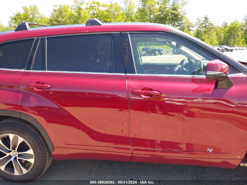 2020 Toyota Highlander Xle VIN: 5TDGZRBH7LS037530 Lot: 39526092