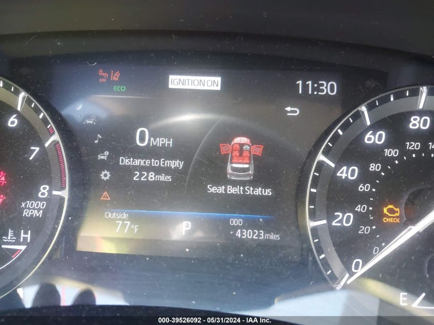 2020 Toyota Highlander Xle VIN: 5TDGZRBH7LS037530 Lot: 39526092