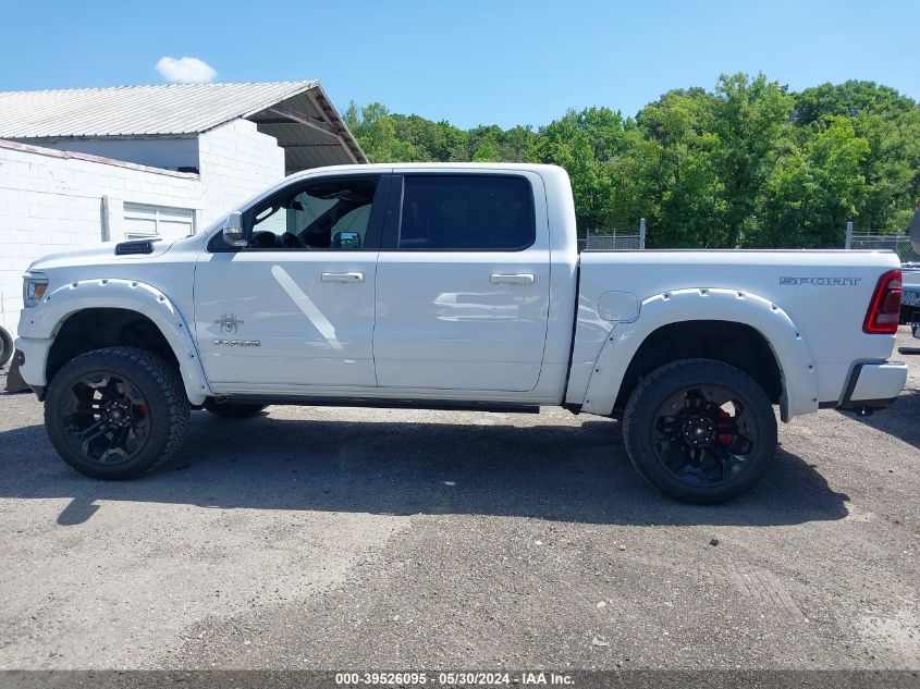 2021 Ram 1500 Big Horn 4X4 5'7 Box VIN: 1C6SRFFT0MN735581 Lot: 39526095