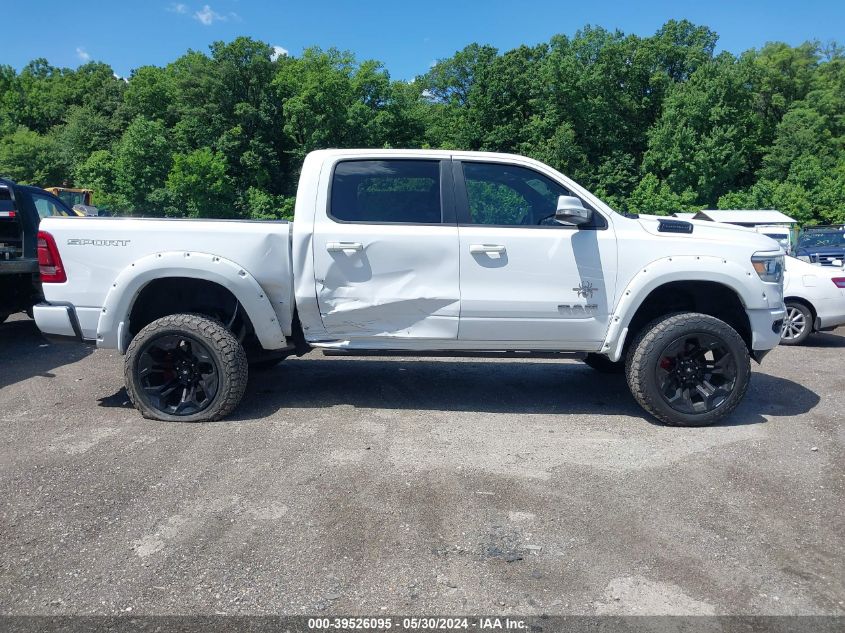 2021 Ram 1500 Big Horn 4X4 5'7 Box VIN: 1C6SRFFT0MN735581 Lot: 39526095