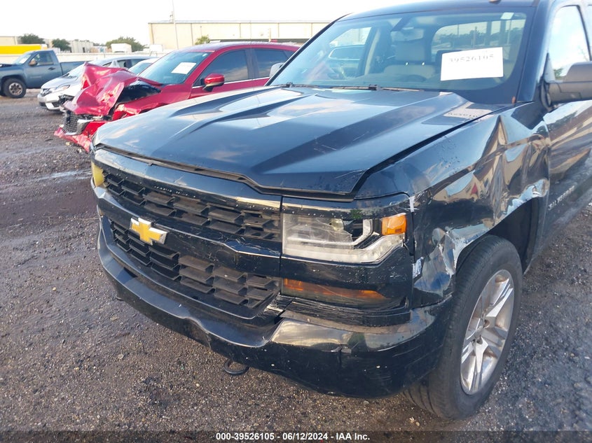 2018 Chevrolet Silverado 1500 Custom VIN: 1GCVKPEC7JZ333546 Lot: 39526105