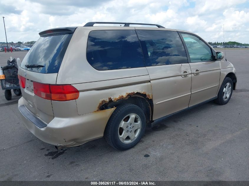 2000 Honda Odyssey Ex VIN: 2HKRL186XYH608992 Lot: 39526117