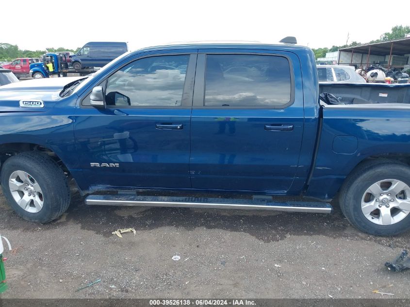 2021 Ram 1500 Big Horn 4X4 5'7 Box VIN: 1C6SRFFT1MN517214 Lot: 39526138