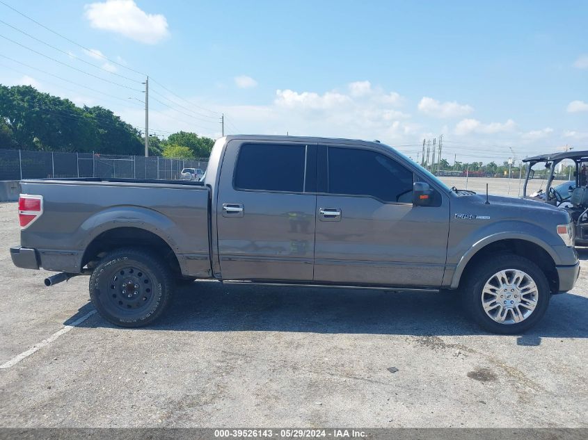 2014 FORD F-150 PLATINUM - 1FTFW1EF5EFC85987