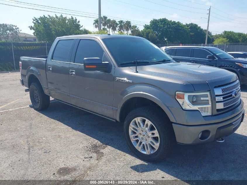 2014 FORD F-150 PLATINUM - 1FTFW1EF5EFC85987