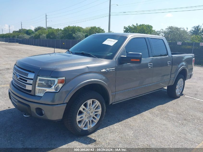 2014 FORD F-150 PLATINUM - 1FTFW1EF5EFC85987