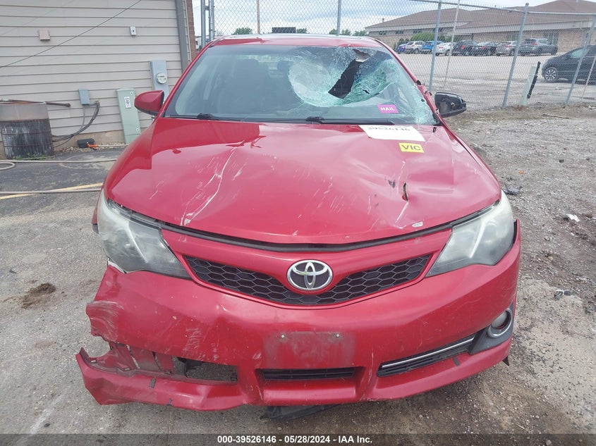 2013 Toyota Camry Se VIN: 4T1BF1FK3DU724510 Lot: 39526146