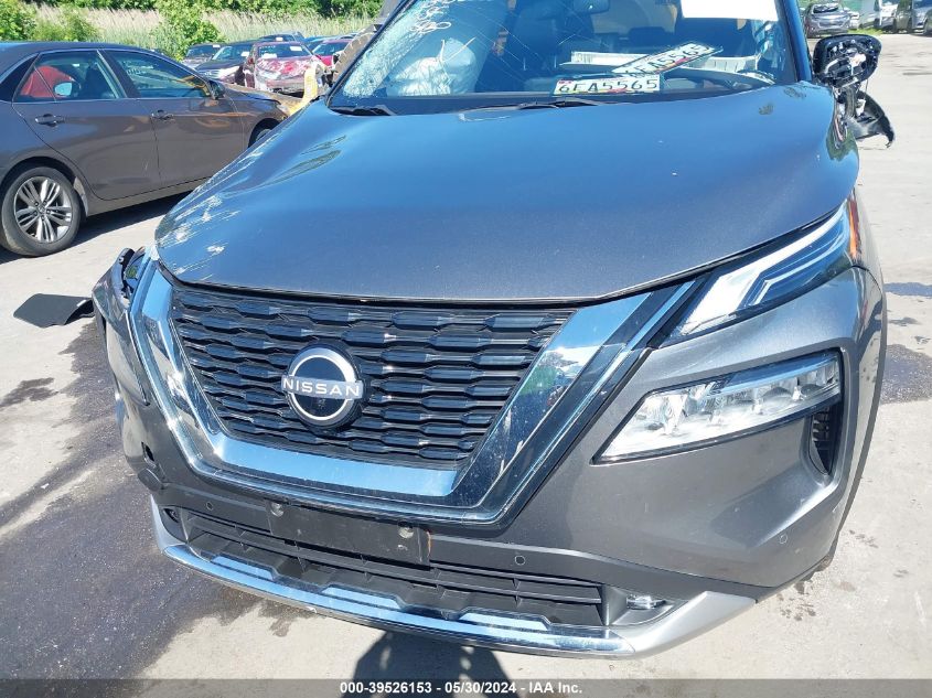 2022 Nissan Rogue Platinum Intelligent Awd VIN: JN8BT3DD1NW272175 Lot: 39526153