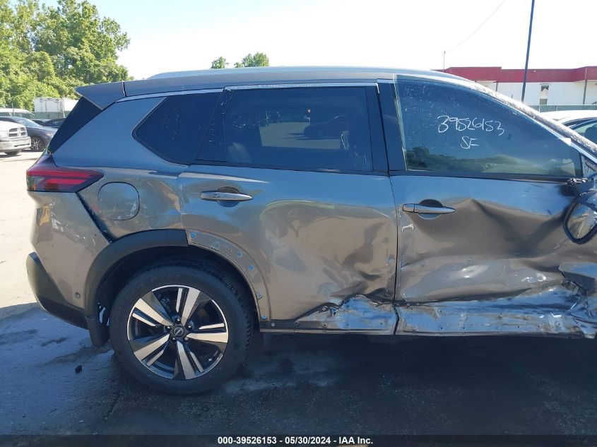 2022 Nissan Rogue Platinum Intelligent Awd VIN: JN8BT3DD1NW272175 Lot: 39526153