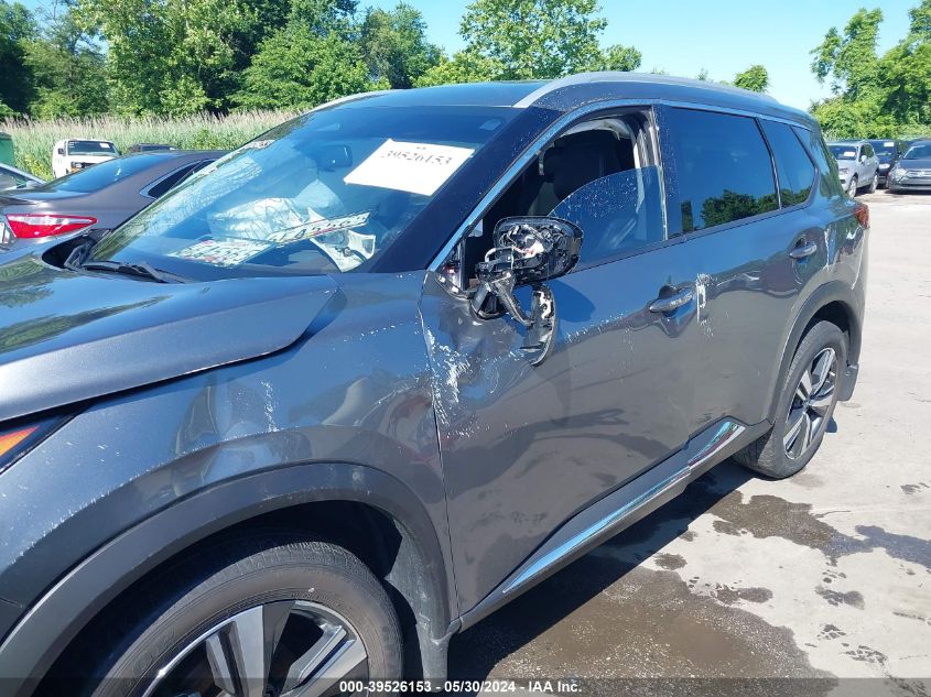 2022 Nissan Rogue Platinum Intelligent Awd VIN: JN8BT3DD1NW272175 Lot: 39526153