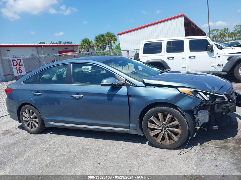 2015 Hyundai Sonata Sport VIN: 5NPE34AFXFH101100 Lot: 39526158