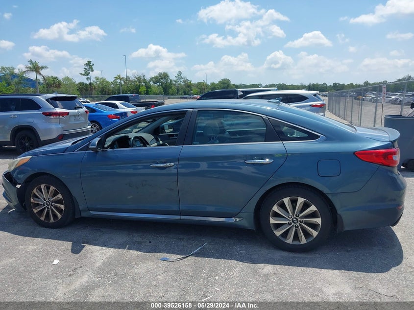 2015 Hyundai Sonata Sport VIN: 5NPE34AFXFH101100 Lot: 39526158