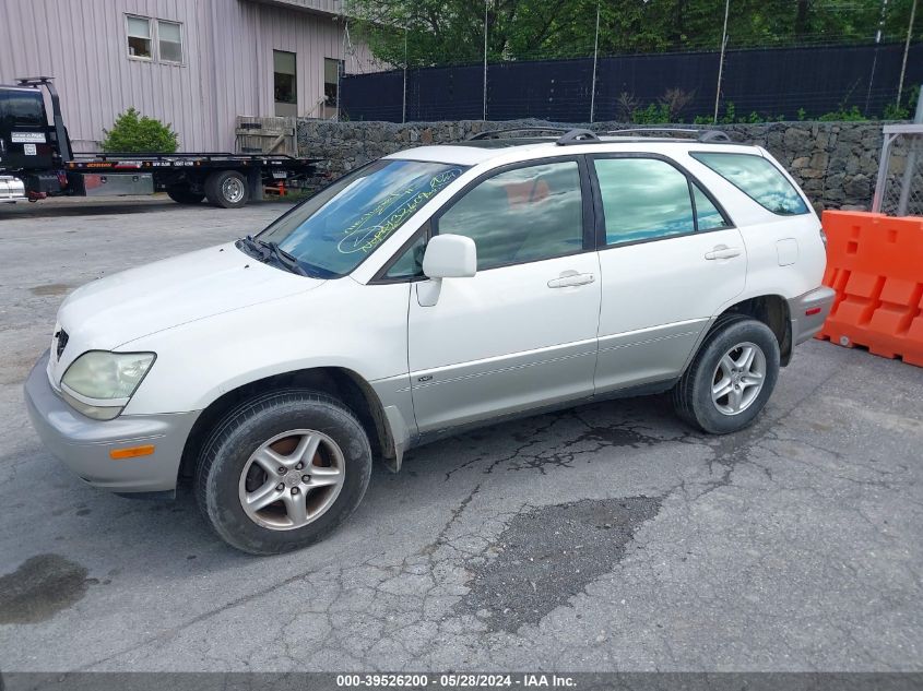 2001 Lexus Rx 300 VIN: JTJGF10U510115567 Lot: 39526200