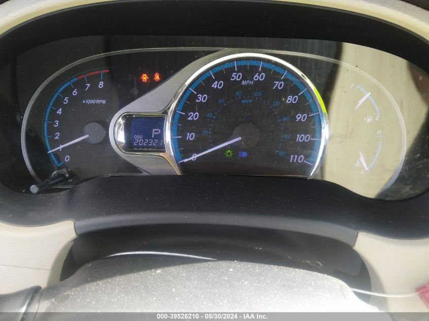 2011 Toyota Sienna Xle V6 VIN: 5TDYK3DC5BS083976 Lot: 39526210