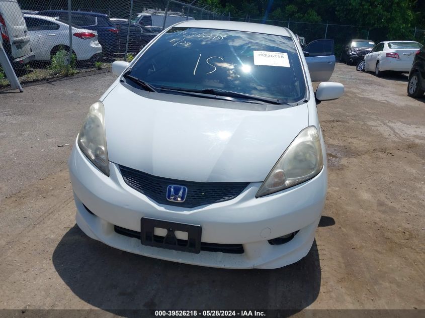 JHMGE8H64BS009586 2011 Honda Fit Sport